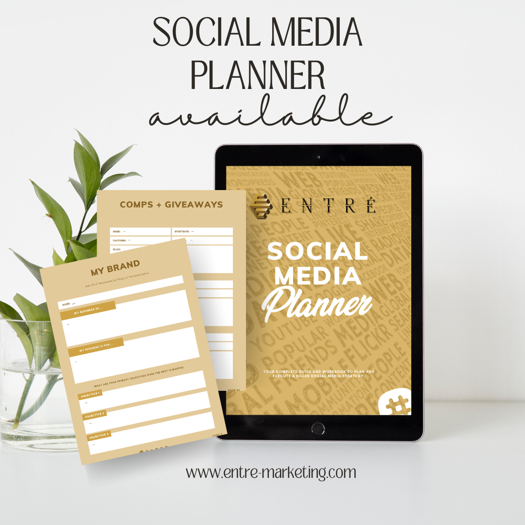 Entre Marketing: Social Media Branding & Strategy Planner