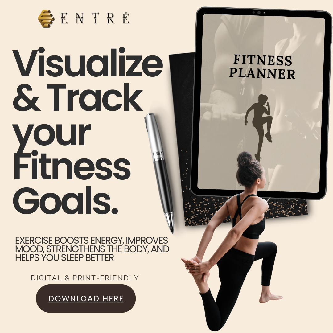 Fitness Tracker & Planner [Digital & Printable]