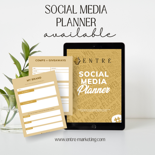 Entre Marketing: Social Media Branding & Strategy Planner